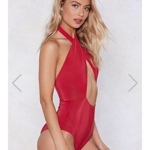 Nasty Gal cut out bodysuit